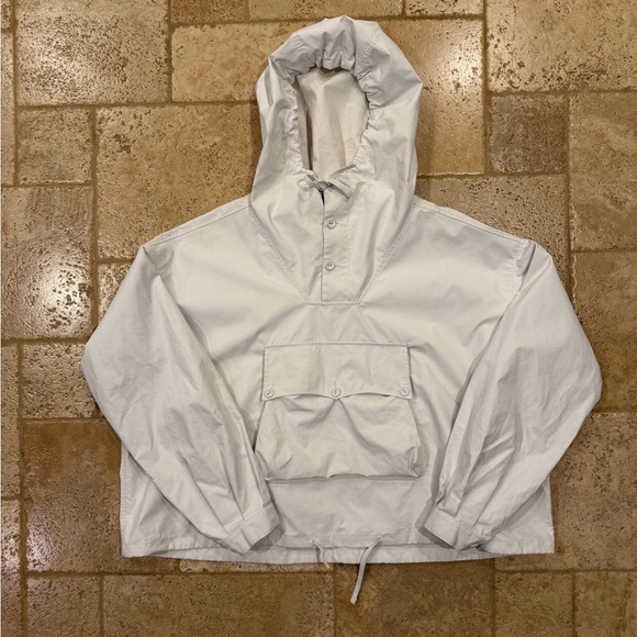 Maison Margiela Poly Coated White/Cream Anorak Hooded Jacket - Picture 3 of 16